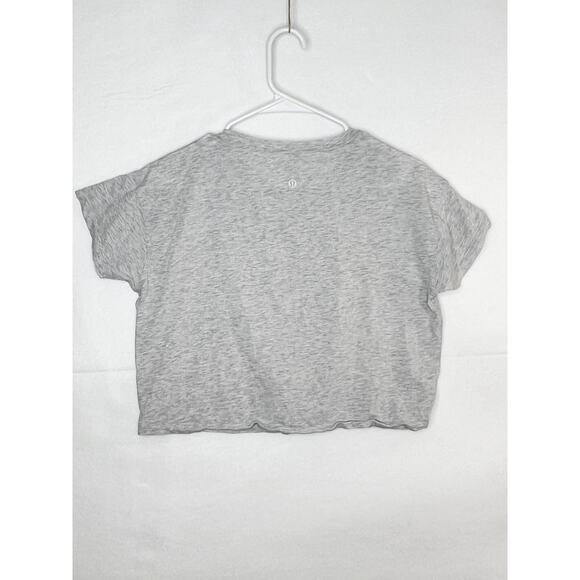 Women's Lululemon Cates Tee Heathered Core Ultra Light Grey 6 - Picture 4 of 4